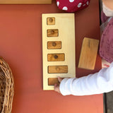 Lang-Kurz Montessori Holz Puzzle