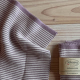 Rose-weiß gestreiftes Stricktuch von Solwang im 2er Pack.